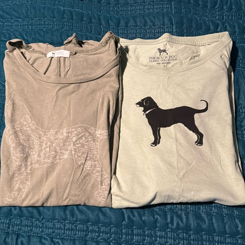 The Black Dog 2 green t shirt bundle